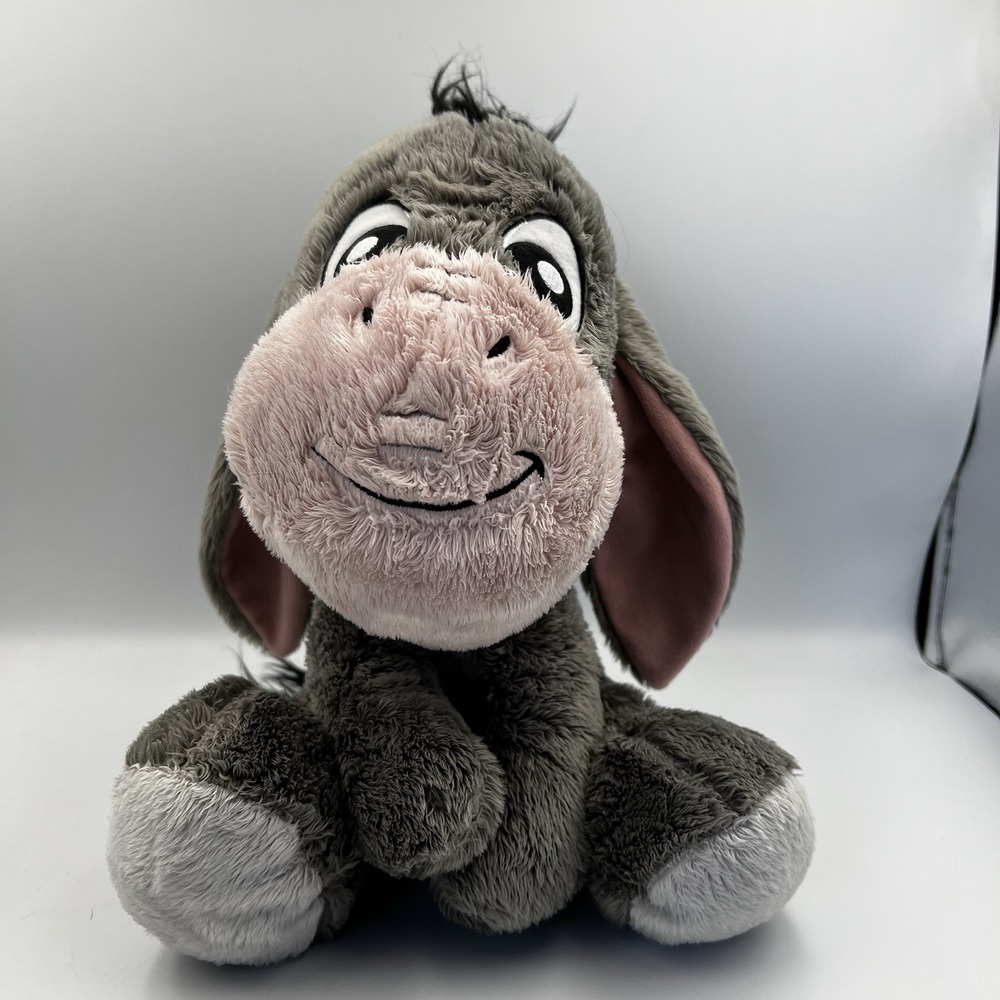 Disney Parks Baby Eeyore 11" Plush Winnie The Pooh Big Feet Stuffed Animal